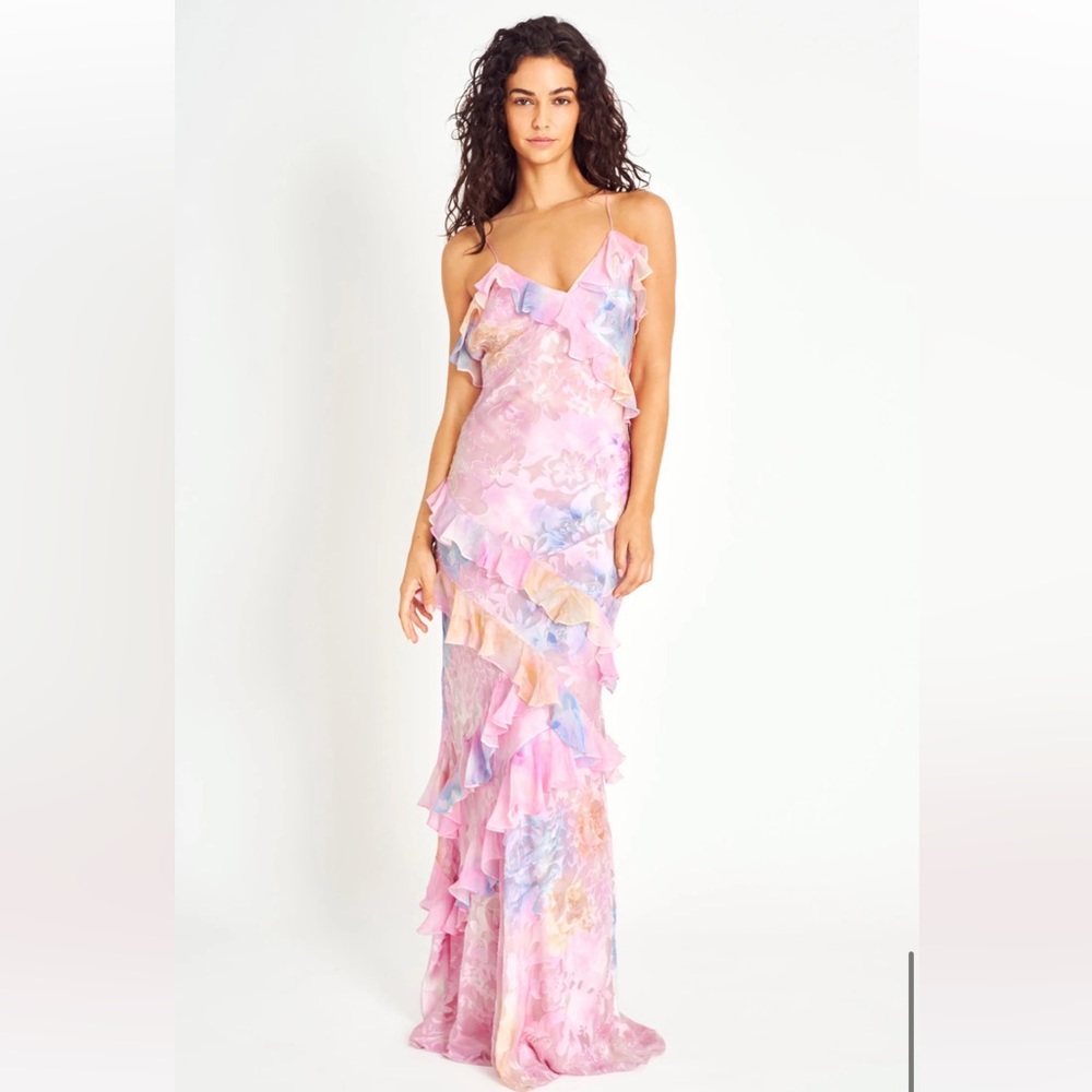LoveShackFancy Rialto Maxi Dress in Candy Sparkle 🌷